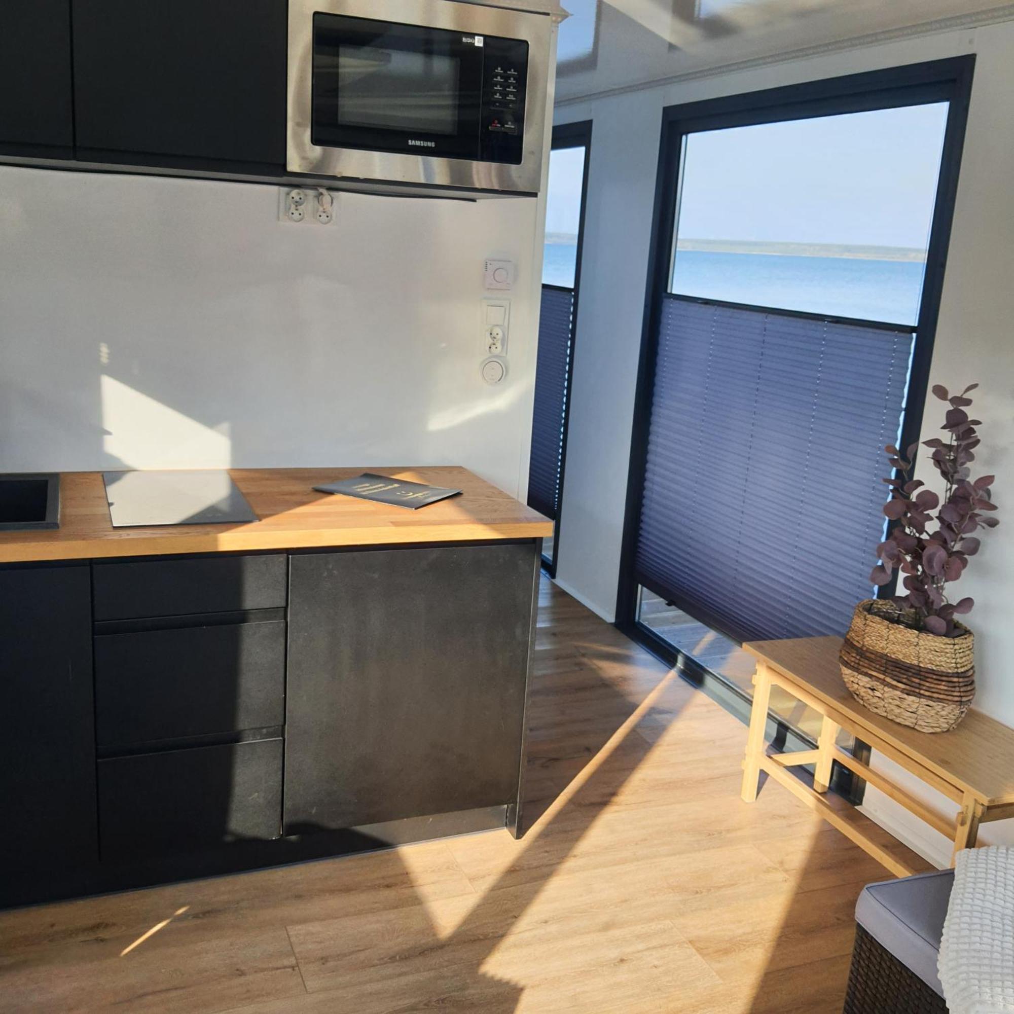 Schwimmendes Ferienhaus Silent Elsterheide エクステリア 写真